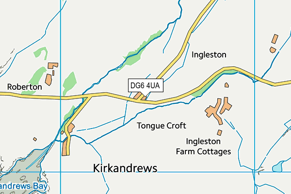 DG6 4UA map - OS VectorMap District (Ordnance Survey)