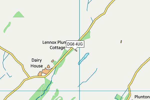 DG6 4UG map - OS VectorMap District (Ordnance Survey)