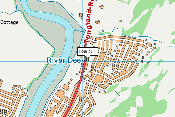 DG6 4UT map - OS VectorMap District (Ordnance Survey)