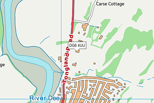 DG6 4UU map - OS VectorMap District (Ordnance Survey)
