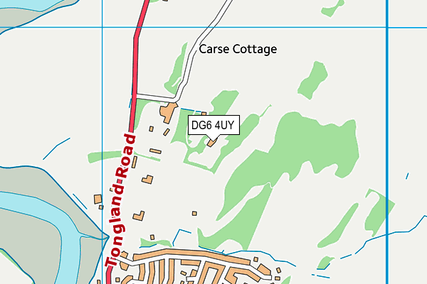 DG6 4UY map - OS VectorMap District (Ordnance Survey)