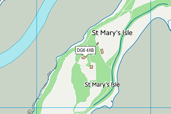 DG6 4XB map - OS VectorMap District (Ordnance Survey)