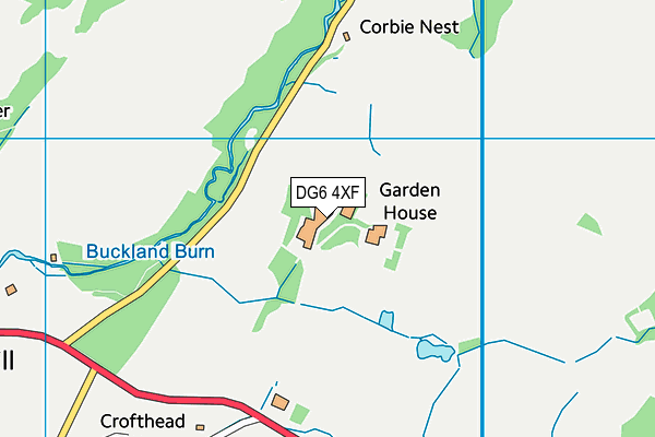 DG6 4XF map - OS VectorMap District (Ordnance Survey)