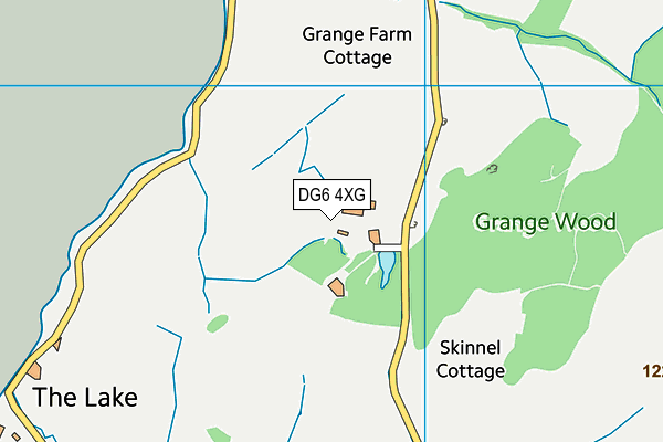 DG6 4XG map - OS VectorMap District (Ordnance Survey)