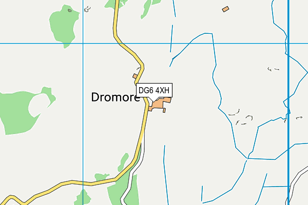 DG6 4XH map - OS VectorMap District (Ordnance Survey)