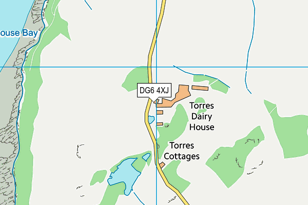 DG6 4XJ map - OS VectorMap District (Ordnance Survey)