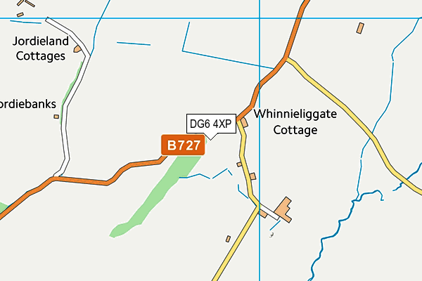 DG6 4XP map - OS VectorMap District (Ordnance Survey)