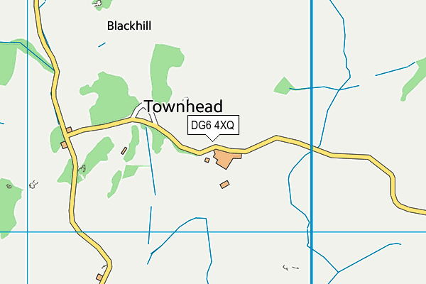 DG6 4XQ map - OS VectorMap District (Ordnance Survey)