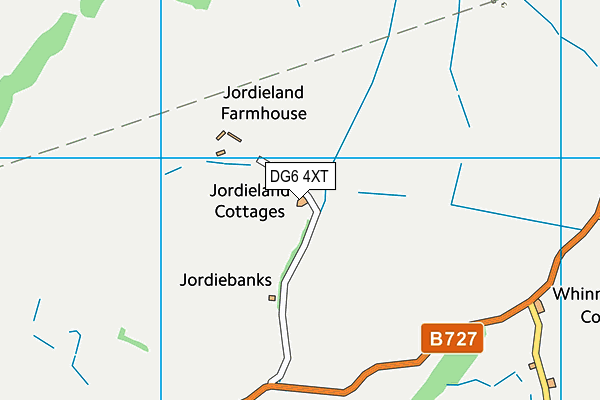 DG6 4XT map - OS VectorMap District (Ordnance Survey)