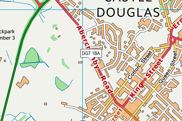 Map of DUMFRIES HAIRDRESSERS LIMITED at district scale
