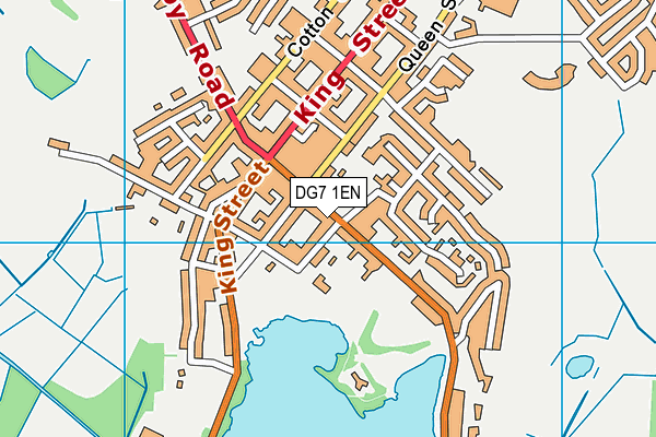 DG7 1EN map - OS VectorMap District (Ordnance Survey)