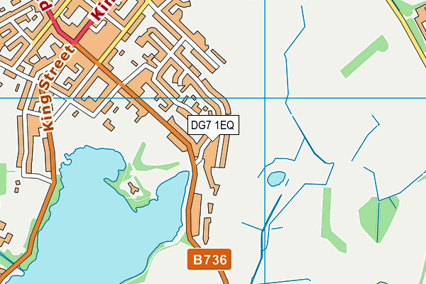 DG7 1EQ map - OS VectorMap District (Ordnance Survey)