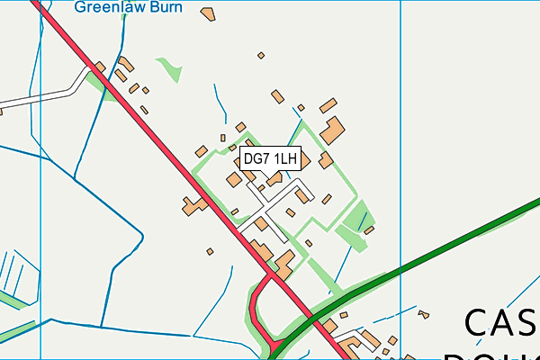 DG7 1LH map - OS VectorMap District (Ordnance Survey)