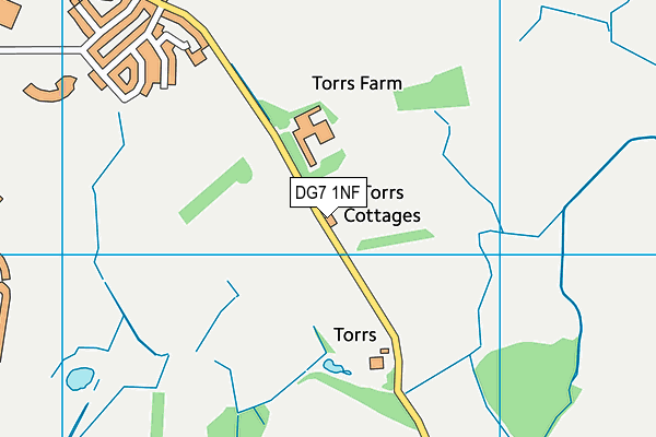 DG7 1NF map - OS VectorMap District (Ordnance Survey)