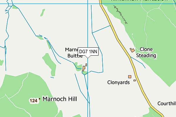 DG7 1NN map - OS VectorMap District (Ordnance Survey)