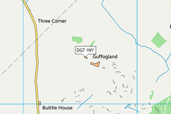 DG7 1NY map - OS VectorMap District (Ordnance Survey)