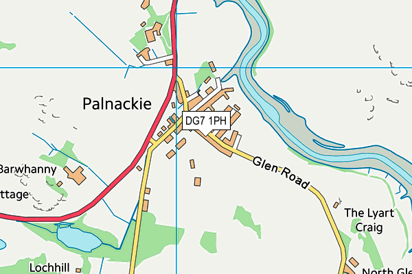 DG7 1PH map - OS VectorMap District (Ordnance Survey)