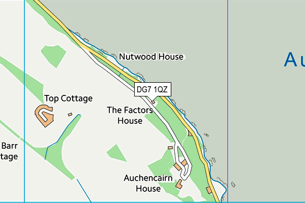 DG7 1QZ map - OS VectorMap District (Ordnance Survey)