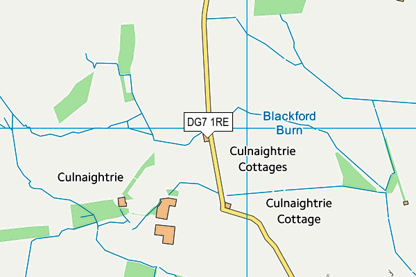 DG7 1RE map - OS VectorMap District (Ordnance Survey)