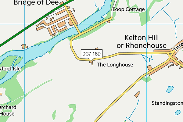 DG7 1SD map - OS VectorMap District (Ordnance Survey)