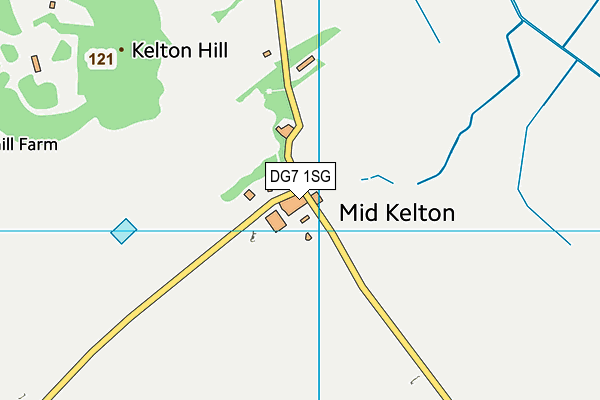 DG7 1SG map - OS VectorMap District (Ordnance Survey)