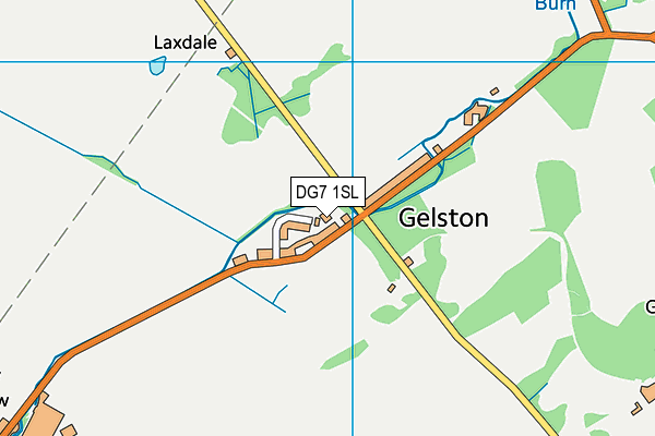 DG7 1SL map - OS VectorMap District (Ordnance Survey)