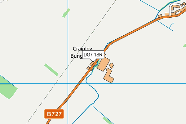 DG7 1SR map - OS VectorMap District (Ordnance Survey)