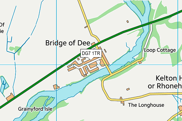 DG7 1TR map - OS VectorMap District (Ordnance Survey)