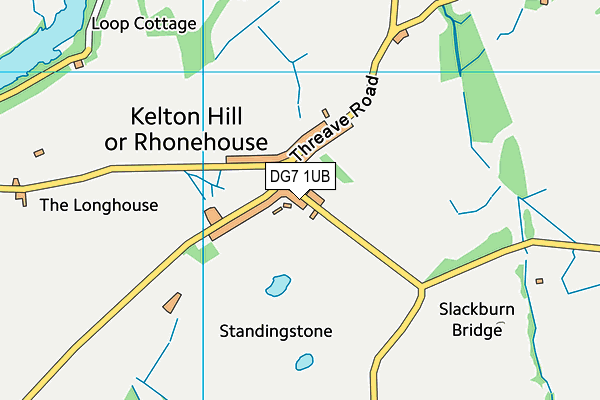 DG7 1UB map - OS VectorMap District (Ordnance Survey)