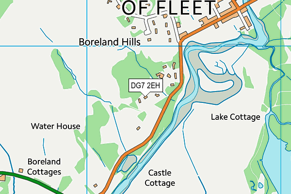 DG7 2EH map - OS VectorMap District (Ordnance Survey)