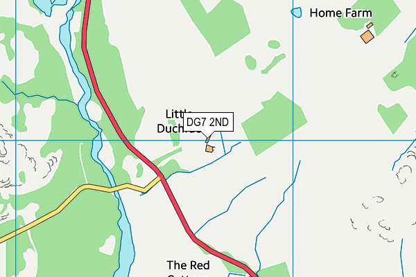 DG7 2ND map - OS VectorMap District (Ordnance Survey)