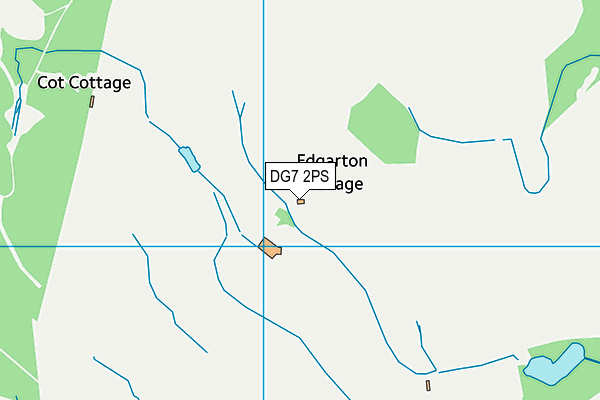 DG7 2PS map - OS VectorMap District (Ordnance Survey)