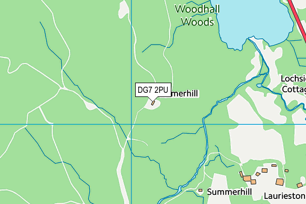 DG7 2PU map - OS VectorMap District (Ordnance Survey)