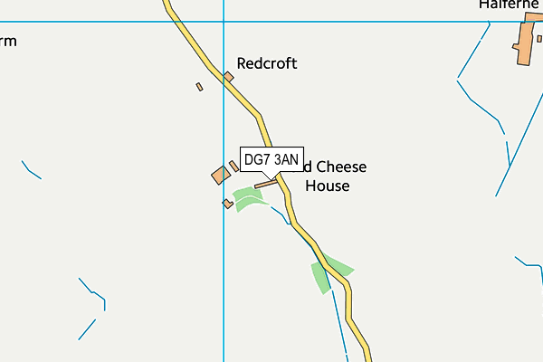 DG7 3AN map - OS VectorMap District (Ordnance Survey)