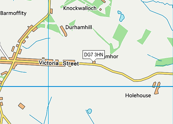 DG7 3HN map - OS VectorMap District (Ordnance Survey)