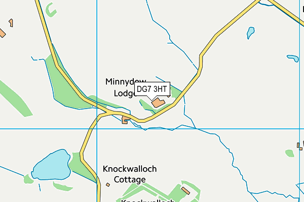 DG7 3HT map - OS VectorMap District (Ordnance Survey)