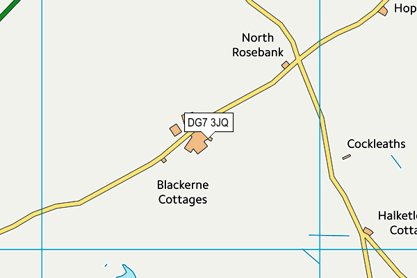 DG7 3JQ map - OS VectorMap District (Ordnance Survey)