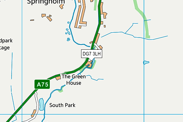 DG7 3LH map - OS VectorMap District (Ordnance Survey)