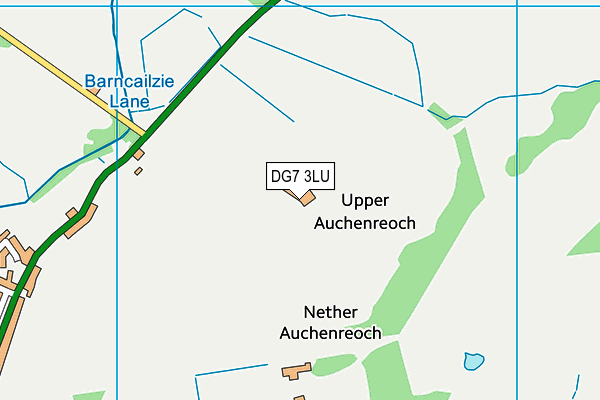 DG7 3LU map - OS VectorMap District (Ordnance Survey)