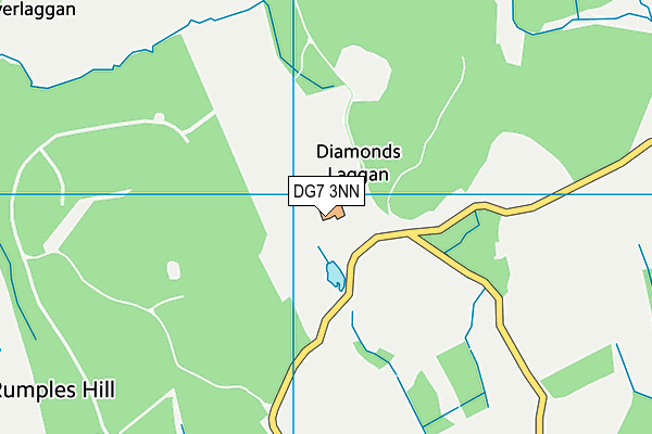 DG7 3NN map - OS VectorMap District (Ordnance Survey)