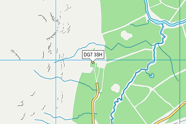 DG7 3SH map - OS VectorMap District (Ordnance Survey)