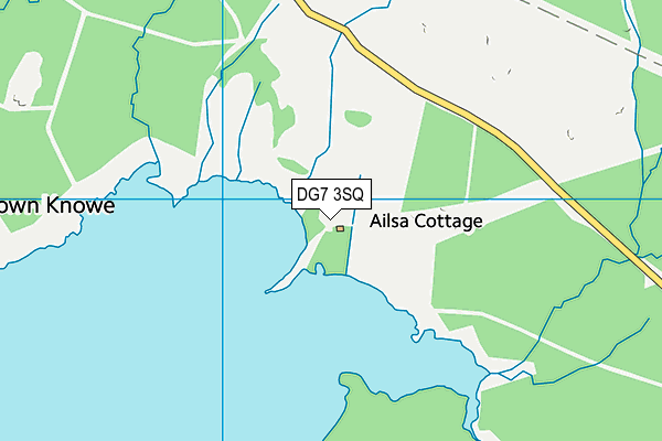 DG7 3SQ map - OS VectorMap District (Ordnance Survey)