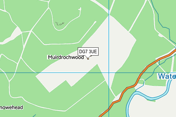 DG7 3UE map - OS VectorMap District (Ordnance Survey)