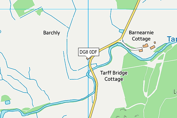 DG8 0DF map - OS VectorMap District (Ordnance Survey)