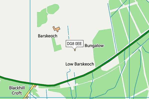 DG8 0EE map - OS VectorMap District (Ordnance Survey)