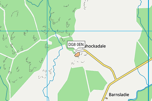 DG8 0EN map - OS VectorMap District (Ordnance Survey)