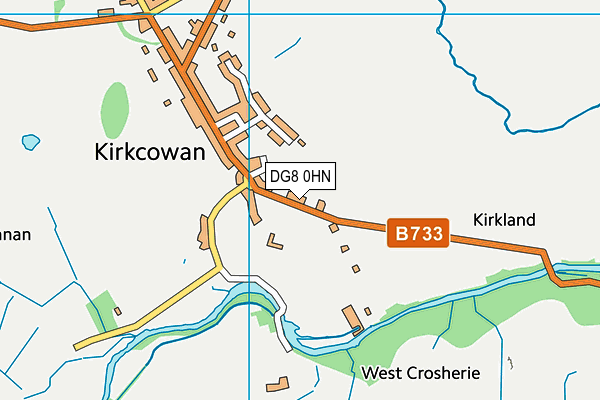 DG8 0HN map - OS VectorMap District (Ordnance Survey)