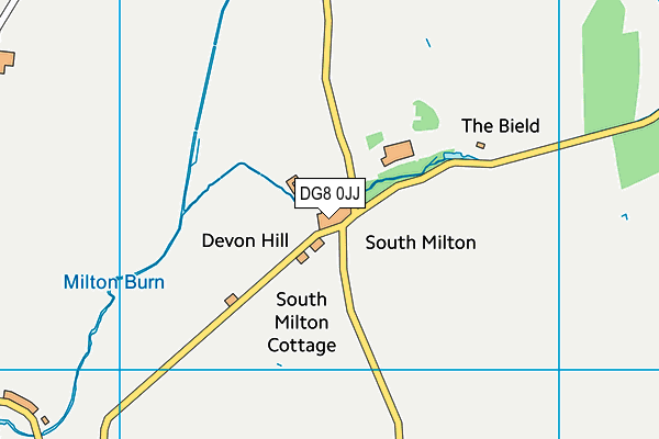 DG8 0JJ map - OS VectorMap District (Ordnance Survey)