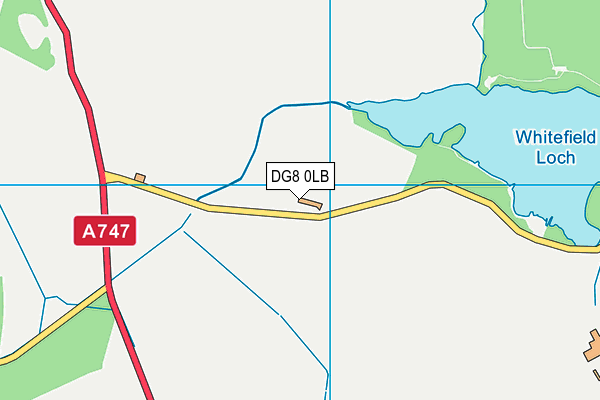 DG8 0LB map - OS VectorMap District (Ordnance Survey)