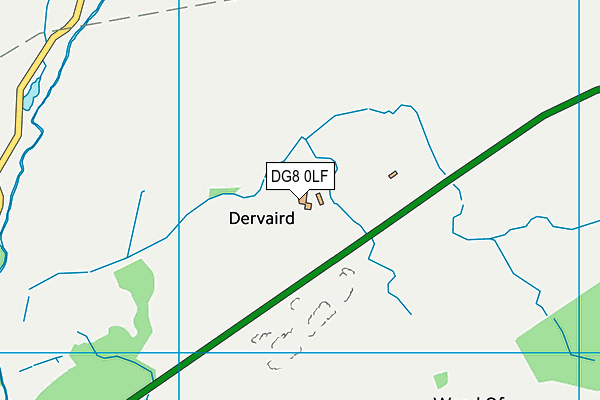 DG8 0LF map - OS VectorMap District (Ordnance Survey)
